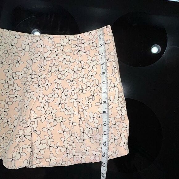 A.L.C 100% silk flowy dress pink floral shorts size 2 - Picture 9 of 10